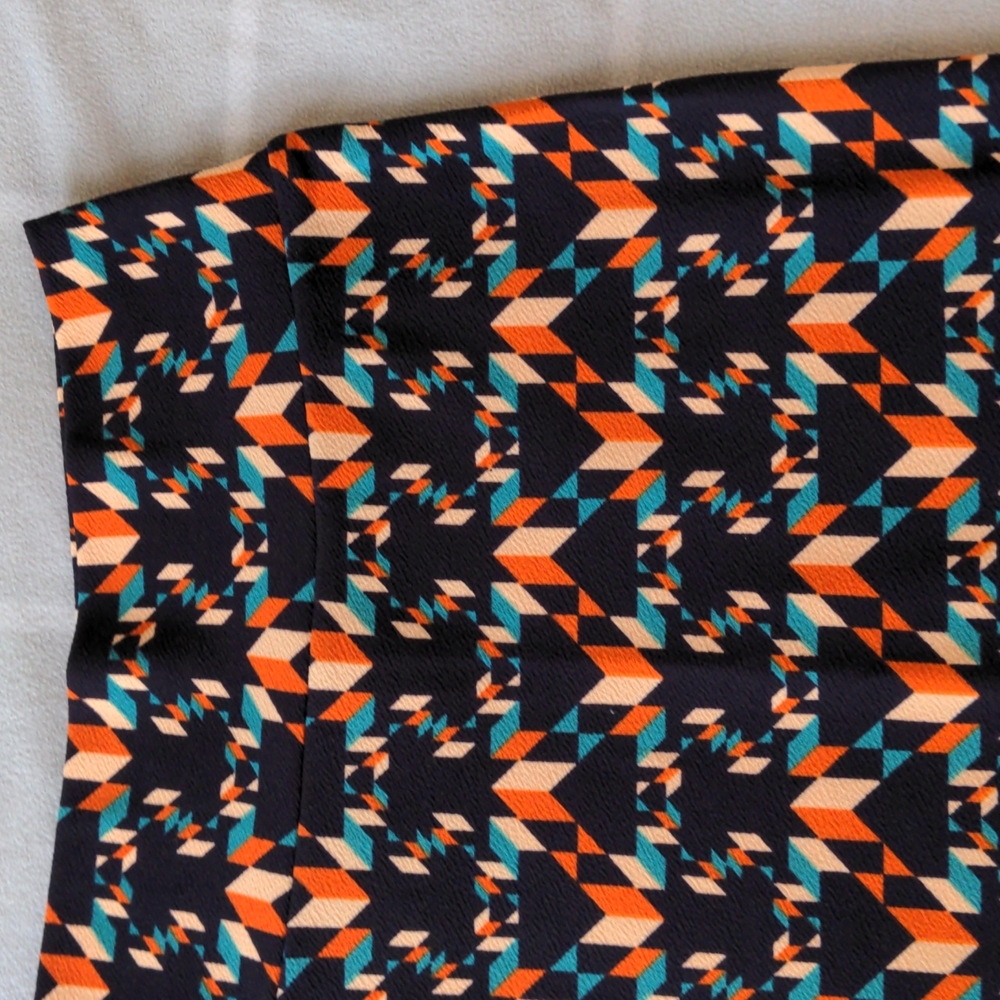 LuLaRoe Cassie Skirt - Geometric Pattern - Picture 2 of 5